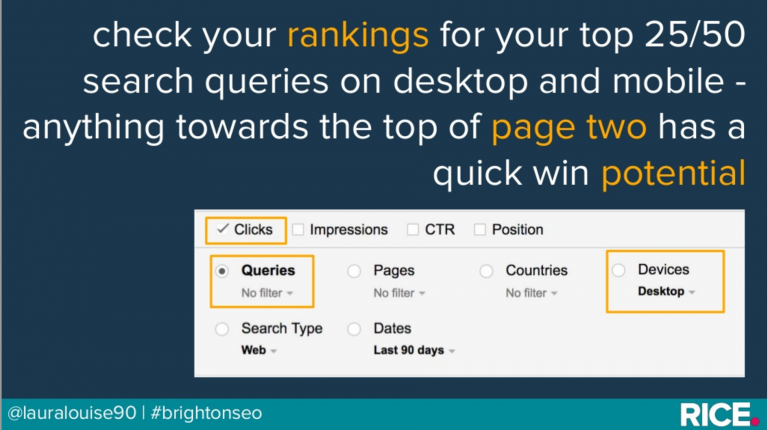 Search Analytics Report cho cái nhìn tổng quan về dữ liệu trên website
