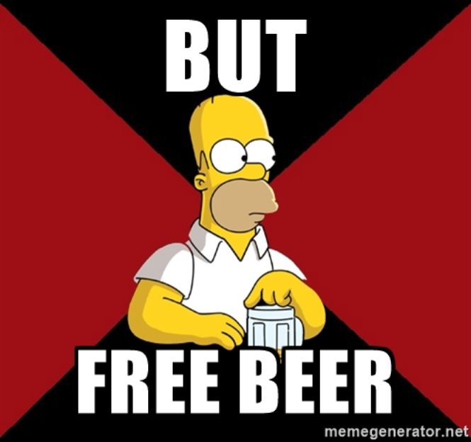 Nếu không có beer miễn phí thì sao?