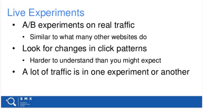 Chính Google đã đề cập đến việc trải nghiệm người dùng có ảnh hưởng đến thứ hạng website