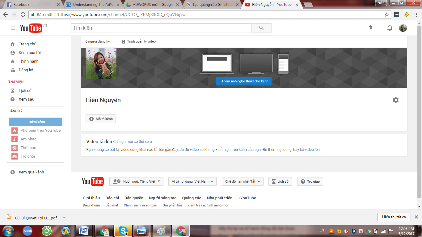 hướng dẫn tạo kênh Youtube huong-dan-tao-kenh-youtube