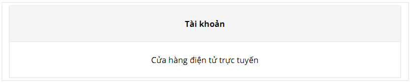 Ví dụ khi thiết lập chiến dịch quảng cáo