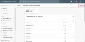 danh sach cac domain dang tro link ve trang cua bạn