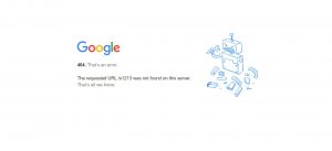 Các trình duyệt web hiển thị lỗi 404