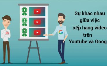 Sự khác nhau giữa việc xếp hạng video trên Youtube và trên Google