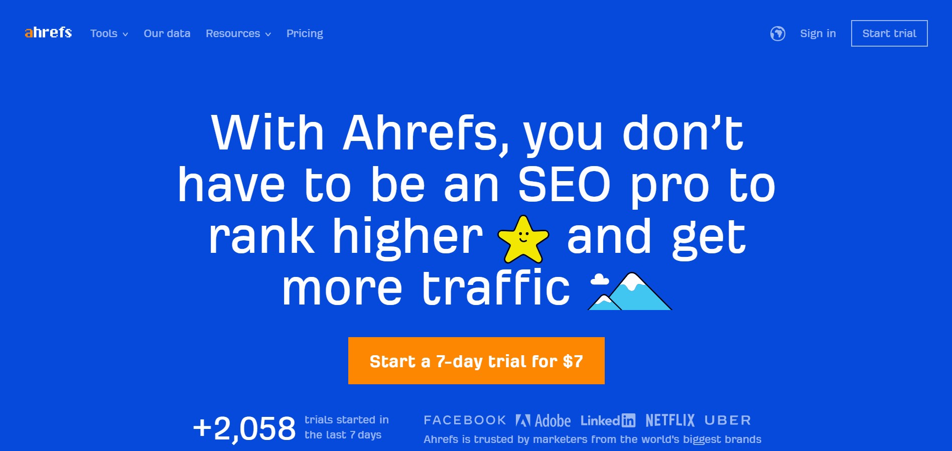 cong cu nghien cuu website ahrefs