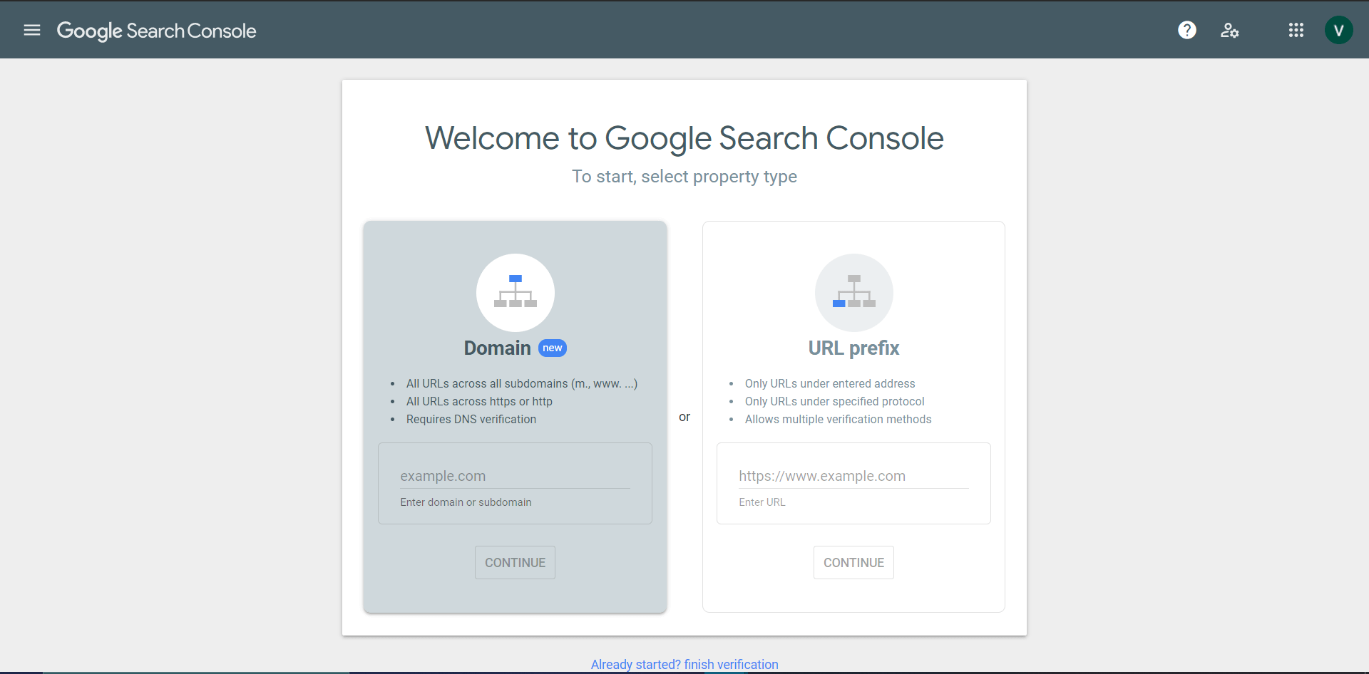 ket noi website voi search console